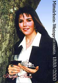 Mittelrheinweinprinzessin 1999/2000 Katja Theis, Oberwesel-Engehöll